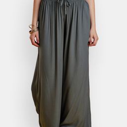 VEDANA Women Grey Palazzos-image-88