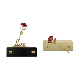 INTERNATIONAL GIFT Red Rose With Love Stand-image-67