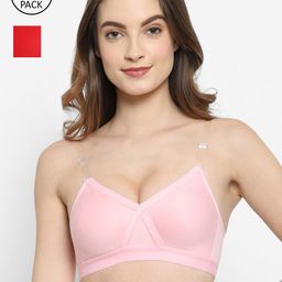 Floret Pack of 2 T-shirt Non Padded Bra-image-16