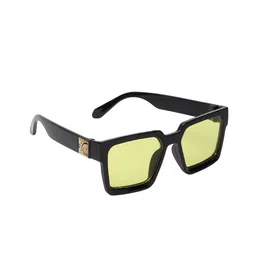 CRIBA Unisex Square Sunglasses with UV Protected Lens CRB_YELLOW_JM-3