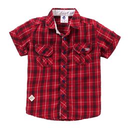TONYBOY Boys Premium Tartan Checks Cotton Casual Shirt-image-35