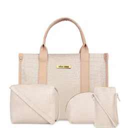 LEGAL BRIBE Set of 4 Textured Structured Handheld Bags-image-39