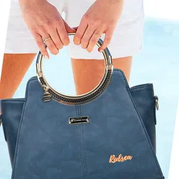 SHINING STAR Textured Structured Handheld Bag-43