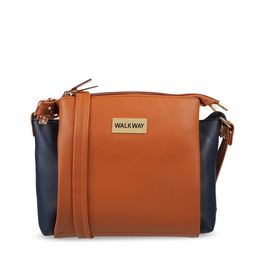 WALKWAY by Metro Tan Colourblocked Structured Sling Bag-image-35