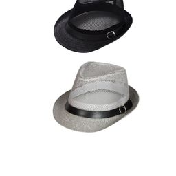 Zacharias Men Grey Self Design Fedora Hat-6