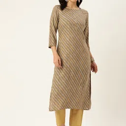 DIVASTRI Leheriya Printed Kurta-image-2