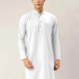 AWM Men Cotton Solid Straight Kurta-image-84