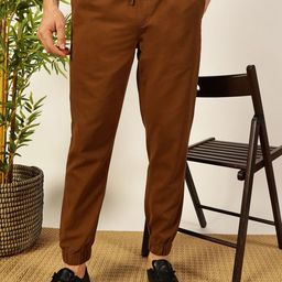 Thomas Scott Men Classic Straight Fit Joggers Trousers-image-62