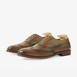 Whitemuds Men Leather Lace Up Formal Brogues-picture-30