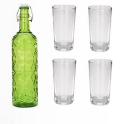 SOMIL Green Glass Airtight Can Bottle-image-77