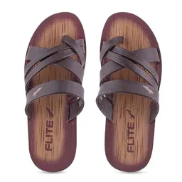FLITE Men Textured One Toe Flip Flops image 5