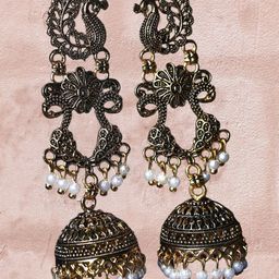 Anouk Dome Shaped Jhumkas Earrings-55