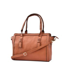 FOR THE BEAUTIFUL YOU PU Structured Satchel with Fringed image 4
