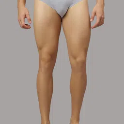 Hektor Mid-Rise Seamless Basic Briefs MBF-1 Steel Blue-13