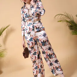 Freehand by The Indian Garage Co Floral Printed Shirt & Trouser Co-Ords-picture-19