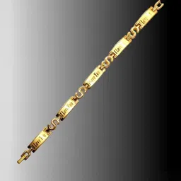 Dynamic Retail Global Men Gold-Plated Link Bracelet-image-95