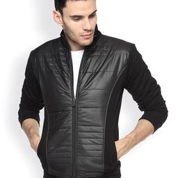 Campus Sutra Black Bomber Jacket-picture-50