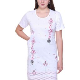 TRUDO Women Floral Printed Cut Outs T-shirt-image-92