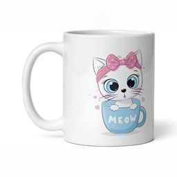 Mr UVD White Printed Ceramic Glossy Mug-image-88