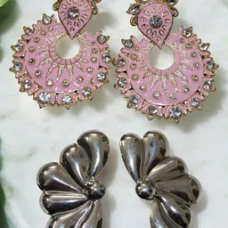 Jolly Faces Contemporary Drop Earrings-image-26