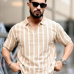 Maniac Men Polo Collar T-shirt-image-10