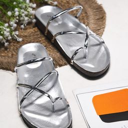 TRYME Women Open Toe Flats-23