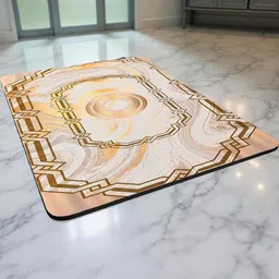IVAZA Soft Peach Anti Slip 550 gsm Bath Rugs-picture-5
