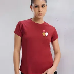 SZN Women Printed Applique T-shirt-picture-25