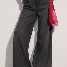 Tokyo Talkies Women Wide Leg High-Rise Clean Look Cotton Jeans-image-81