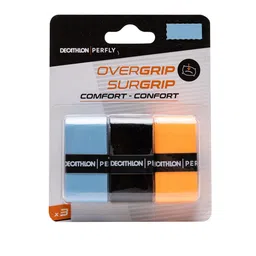 PERFLY By Decathlon Pack Of 3 Badminton Comfort Overgrip-24