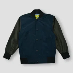 Gini and Jony Boys Typography Colourblocked Sporty Jacket-image-27