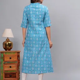 JAIPURI COLLECTION Printed A-Line Kurtas image 5
