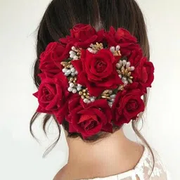 SAMYAK Women Flower Hair Bun-picture-24