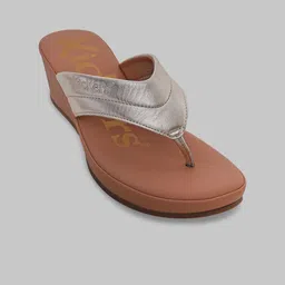 Kickers Women Leather Wedge Heel Sandals-57