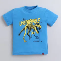 Tiny Toonzzz Boys Printed Applique T-shirt-image-84