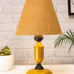 Homesake Gold-Toned Solid Jute Shade Table Lamps-image-56