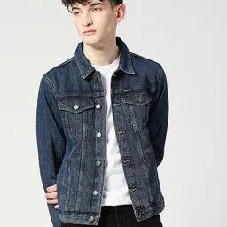 LOVEGEN Typography Printed Pure Cotton Denim Jacket-picture-24
