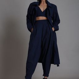 MATI Women without Longline Tailored Jacket with Embroidered-image-15