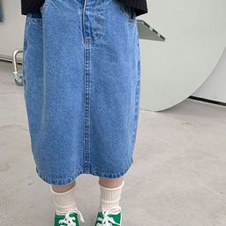LULU & SKY Girls A-Line Midi Skirt-image-48