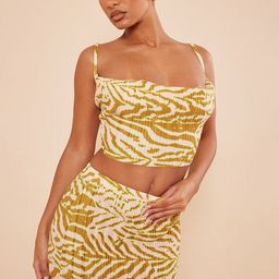 LULU & SKY Printed Cowl Neck Crop-Top With Maxi Skirt Co-Ords-picture-11