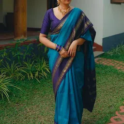 BerMondsey Woven Design Zari Banarasi Saree-picture-54