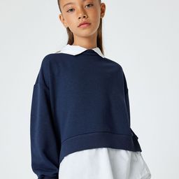 Koton Girls Colourblocked Sweatshirt-picture-21
