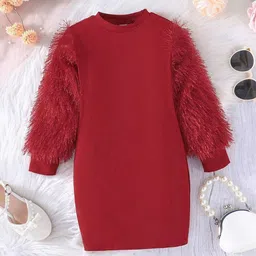Miss & Chief Embellished A-Line Dress-58