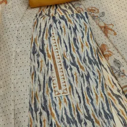 Soch Abstract Printed Linen Unstitched Dress Material-image-7