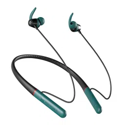Green Portronics wireless bluetooth neckband Harmonics X2-15
