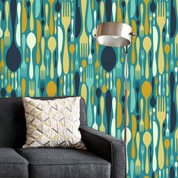 ArtzFolio Printed UV-Resistant Anti-Bacterial CutleryPeel & Stick Wallpaper-image-65