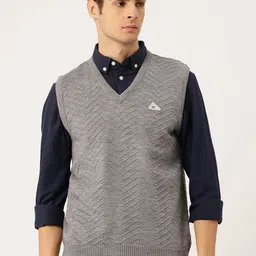 Monte Carlo Chevron V-Neck Sweater Vest-picture-4