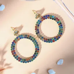 KPOP Contemporary Drop Earrings-image-17