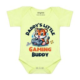 Arvesa Daddy Little Gaming Buddy Printed Bodusuit-image-14