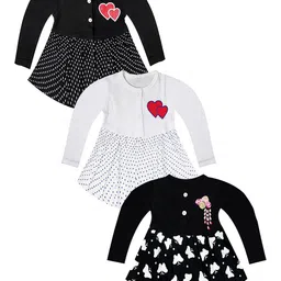 KidzzCart Polka Dot Print Fit & Flare Dress-picture-24